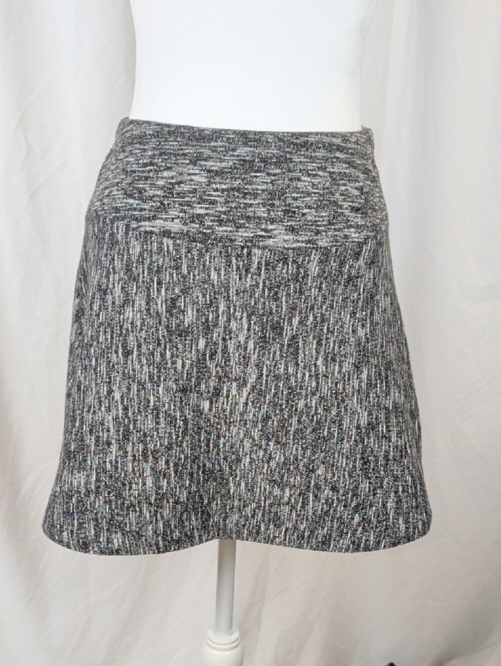 NWT Banana Republic Grey Space Dye Knit Skirt - Size XS Petite